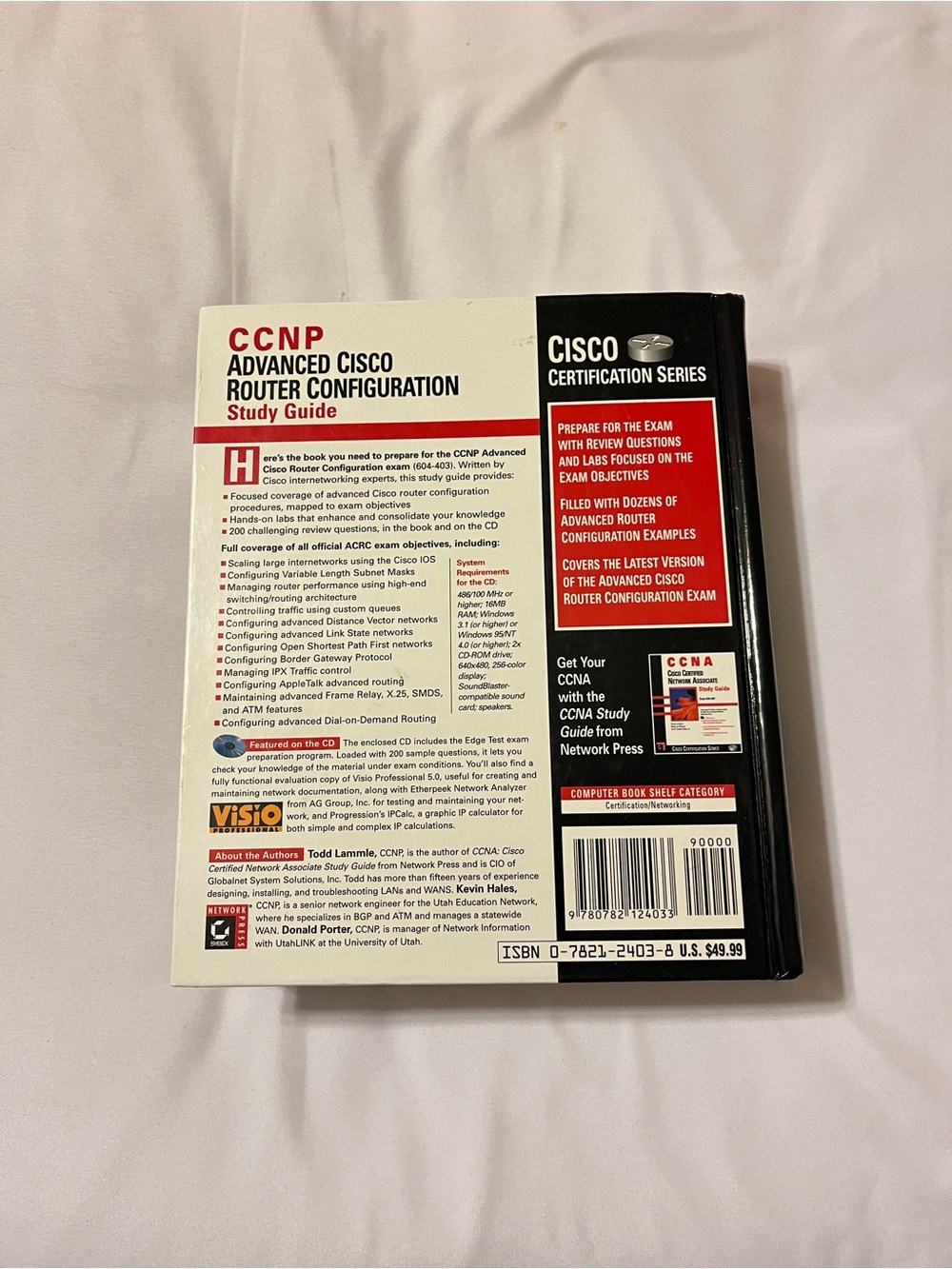 (Original $49.99) Sybex CCNP Advanced Cisco Router Configuration Study Guide CD - Picture 16 of 16